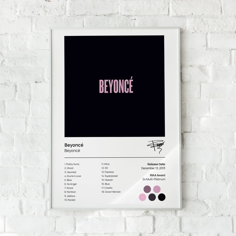 Beyonc - Selftitled - Album Premium Matte Vertical Posters — Posters & Prints