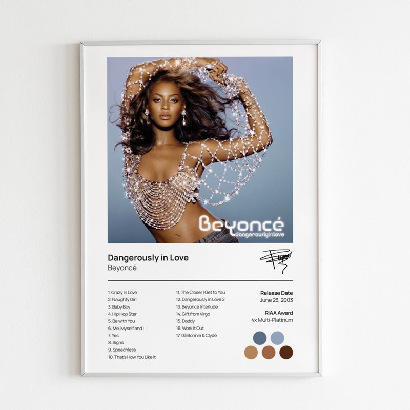 Beyonc - Dangerously In Love - Album Premium Matte Vertical Posters — Posters & Prints