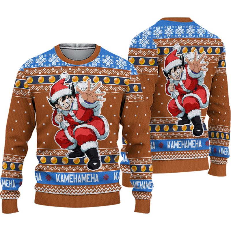 Kamehameha Ugly Christmas Sweater — Chandails pour hommes
