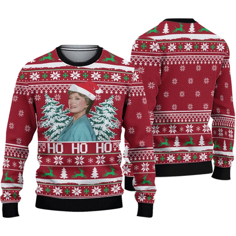 The Stay Golden Blanche Devereaux Christmas Ugly Christmas Sweater — Chandails pour hommes