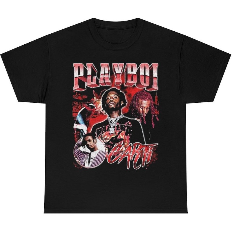 Playboi Carti T-shirt, Playboi Carti Vintage Rap T-shirt