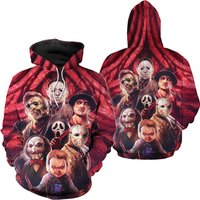 Horror Movie Character 3d Hoodie