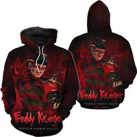 Freddy Krueger Nightmare On Elm Street 3d Hoodie — Mens Hoodies