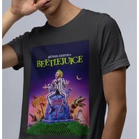 Beetlejuice Poster T-shirt | Beetlejuice T Shirt — Mens T Shirts