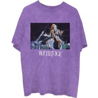 Beetlejuice Unisex T-shirt: Sitting On A Tombstone — T-shirts pour hommes