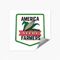 America Needs Farmers Sticker, Stickers — Stickers & Decals