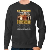 67 Years Gunsmoke Cast Signatures Thank You For Memories Classic Sweatshirts — Sweats à capuche pour hommes