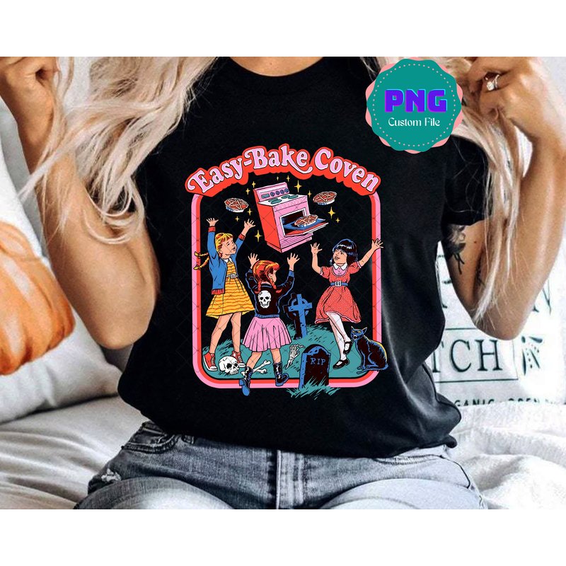 Easy Bake Coven Shirt Png, 90s Halloween Movies Png, Halloween Easy Bake Coven T-shirt — Mens T Shirts