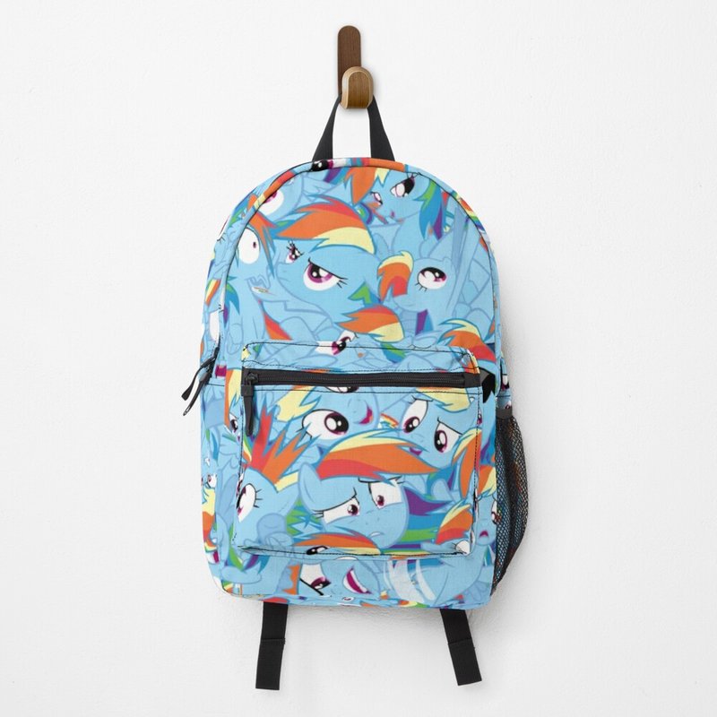 Rainbow Dash Mess Backpack — Sacs à dos décontractés