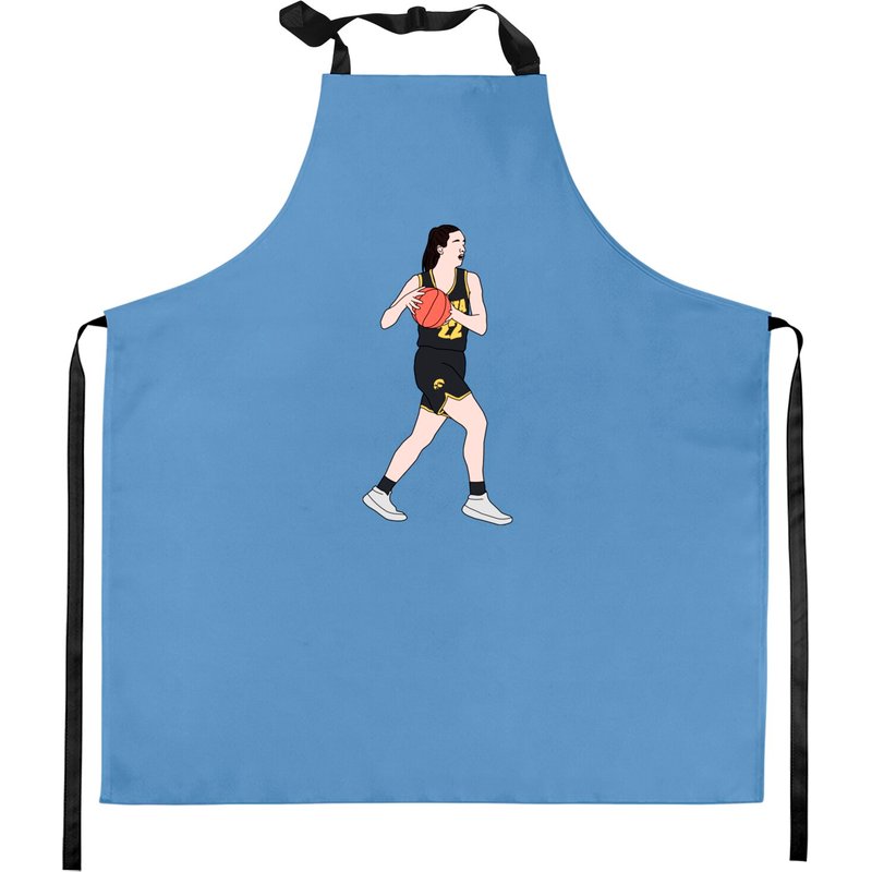 Cc With The Ball - Caitlin Clark - Kitchen Aprons — Tabliers de cuisine