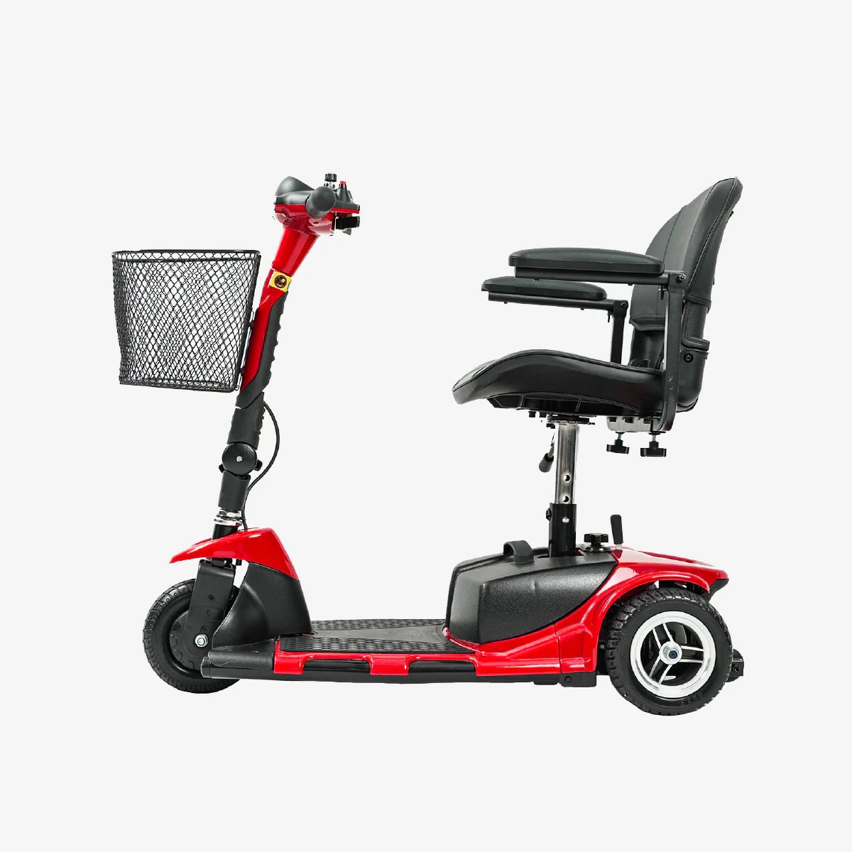 Vocic D31 Three-Wheel Compact Mobility Scooter - Red — Mobility Aids