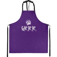 Gay Bear Pride Distressed Bear Paw Grrr Sleeveless Aprons — Kitchen Aprons