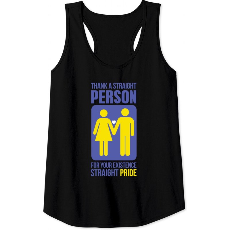 Straight Pride Tank Tops — Mens T Shirts