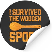 Survived Wooden Spoon Stickers