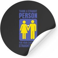 Straight Pride Stickers