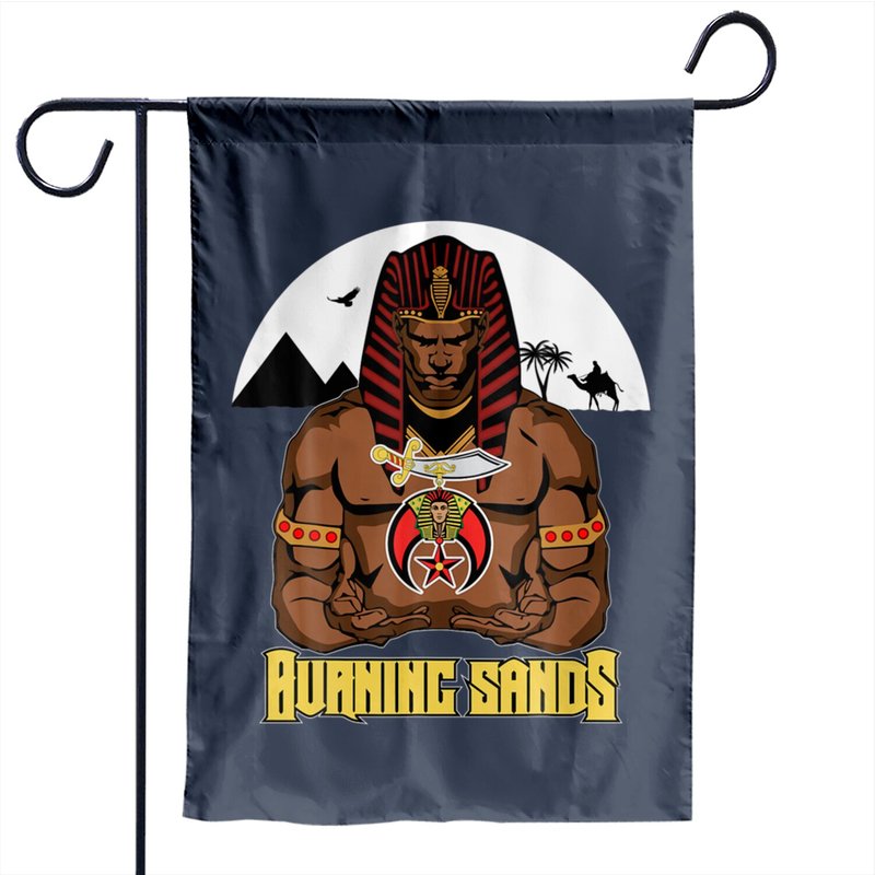 Mens Shriner Noble Burning Sands Pha Aeaonms Fathe Garden Flags — Drapeaux décoratifs
