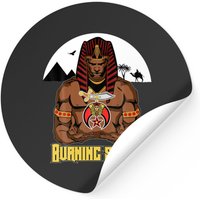 Mens Shriner Noble Burning Sands Pha Aeaonms Fathe Stickers