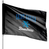 St Xavier High School Bombers C3 Birthday Christm House Flags — Drapeaux décoratifs
