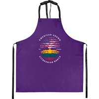 American Grown Lithuanian Roots Lithuania Flag Aprons — Tabliers de cuisine