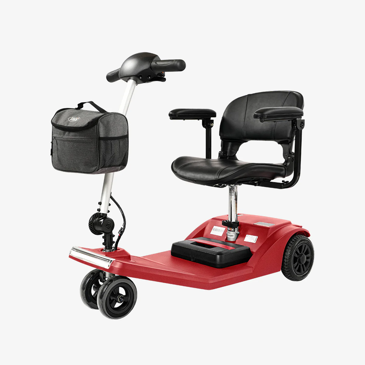 Vocic D50 Flexible Lightweight 4 Wheel Mobility Scooter - Red