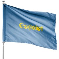 Coexist Symbols By.rakagallery #0007 House Flags