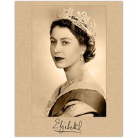 Queen Elizabeth Ii Portrait Poster