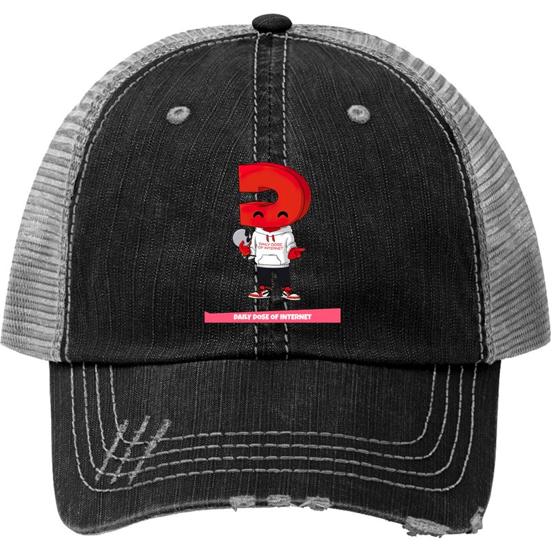 Daily Dose Of Internet Print Trucker Hats