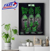 Trinity Of Terror Vintage Graphic Poster