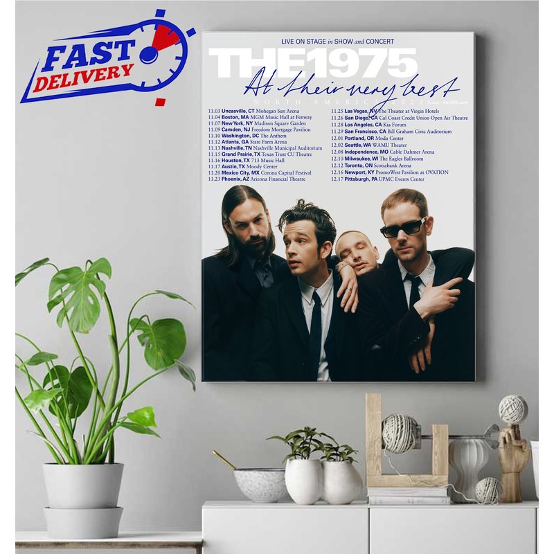 The 1975 Music Band North America Tour 2022 Poster — Posters & Prints