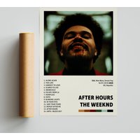 Weeknds Posters / After Hours Poster / Weeknds, After Hours, Album Cover Poster — Posters & Prints