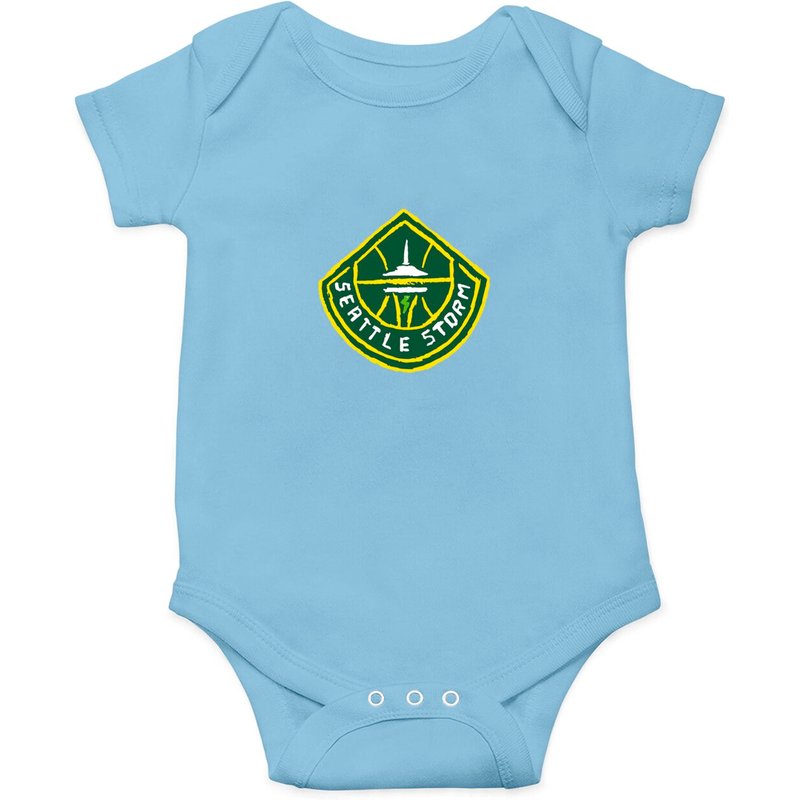 Seattle Stoooorm - Seattle Storm - Zip Onesies — Bodys bébé