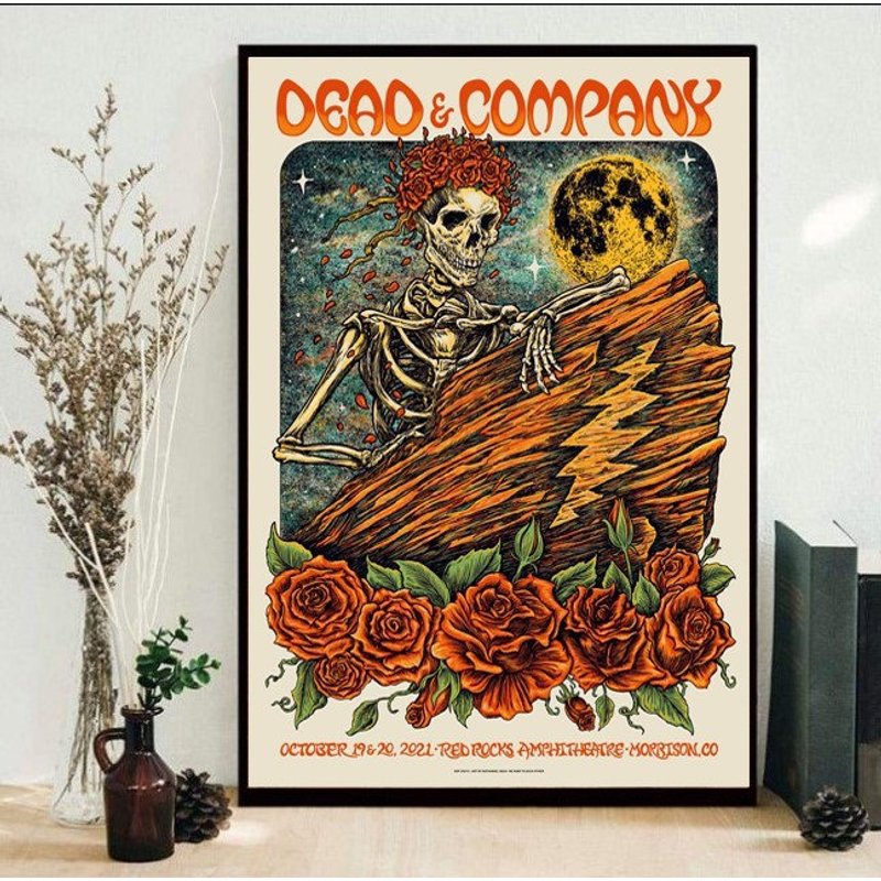 Dead And Company Red Rocks Poster, Wall Art Home Decor Poster No — Posters & Prints