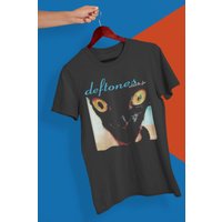 Vintage Style T-shirt Deftones Around The Fur Cat Unisex T-shirt — T-shirts pour hommes