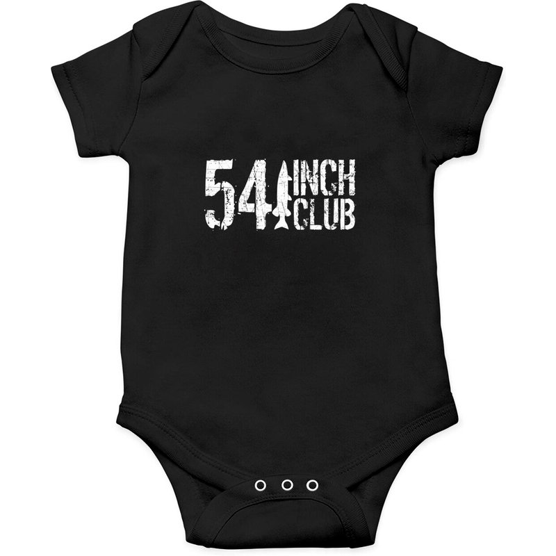 54 Inch Club Muskie Fishing Gift - Muskie Fishing Musky Fisherman Gift - Onesies — Baby Onesies