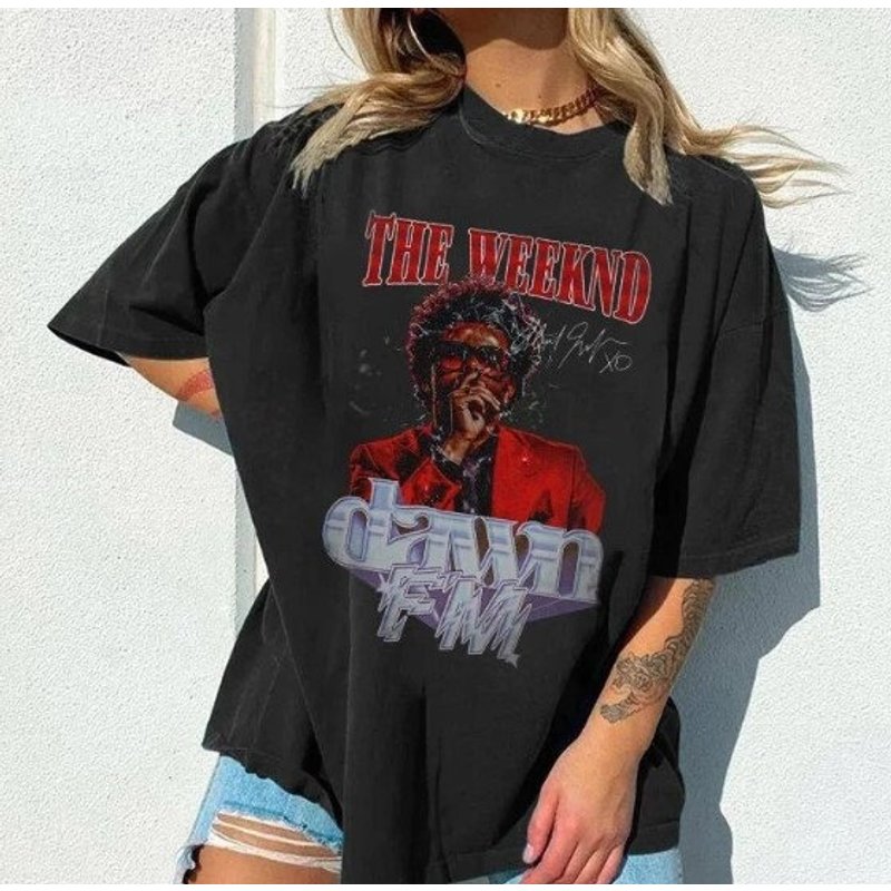 The Weeknd Vintage T-shirt / Sweatshirt, After Hours Til Dawn Tour Concert 2022 T-shirt — T-shirts pour hommes