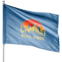 Vintage Blue Ridge Georgia Ga Mountains Hiking Souvenir - Blue Ridge - House Flags — Drapeaux décoratifs