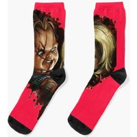 Chucky And Tiffany Love Socks — Chaussettes fantaisie