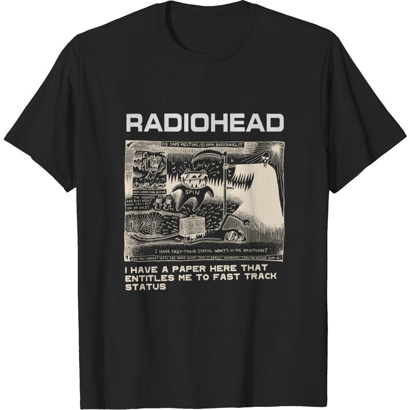 Radiohead Shirt, Fan Gift, Vintage Radio Head Tee, Music Lovers
