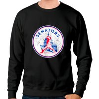 Vintage Washington Senators Logo (distressed Version) - Senators - Sweatshirts — Sweats à capuche pour hommes