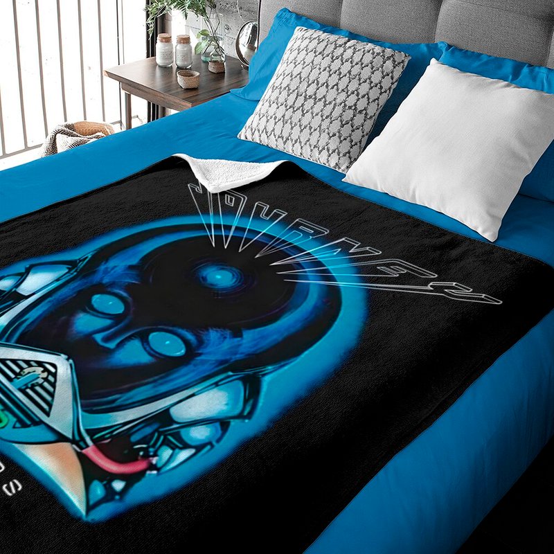 Journey Frontiers Album Cover Art Baby Blankets, Rock Band Tour Baby Blankets — Couvertures pour bébé