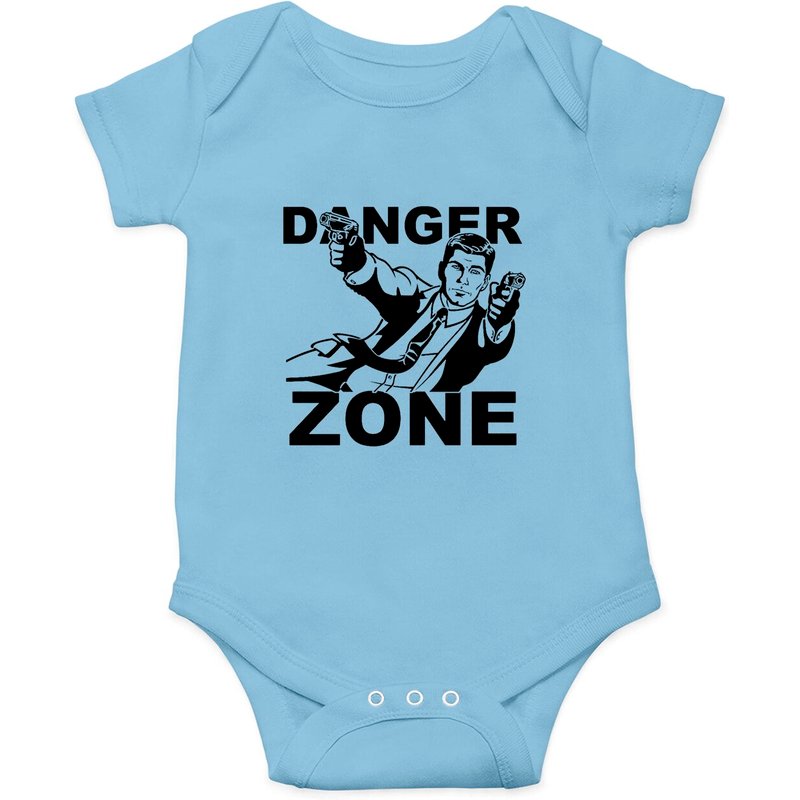 Archer Danger Zone Fx Tv Funny Cartoon Cotton Blend Adult - Kid - Onesies