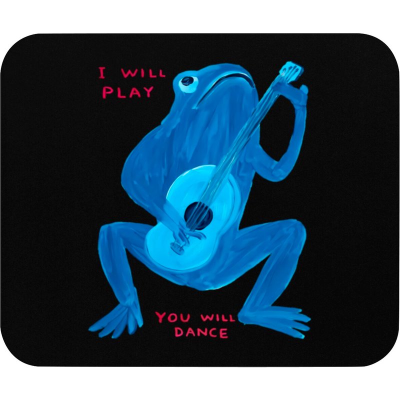 I Will Play David Shrigley Mouse Pads — Tapis de souris et sous-mains