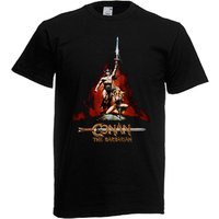 Conan The Barbarian Movie Tv Show Men's Black T-shirt