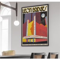 Leon Bridges Good Thing Radio City Poster, Good Thing Leon Bridges Poster — Posters & Prints