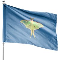 Green Luna Moth House Flags — Drapeaux décoratifs