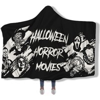 The Ultimate Horror Movie Hooded Blanket