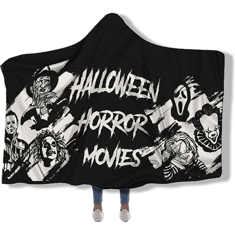 The Ultimate Horror Movie Hooded Blanket — Throw Blankets