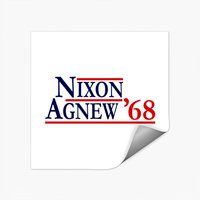 Nixon Agnew 1968 Presidential Campaign Throwback Stickers