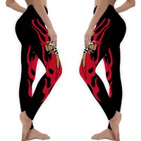 Eddie Flamin Cross Leggings