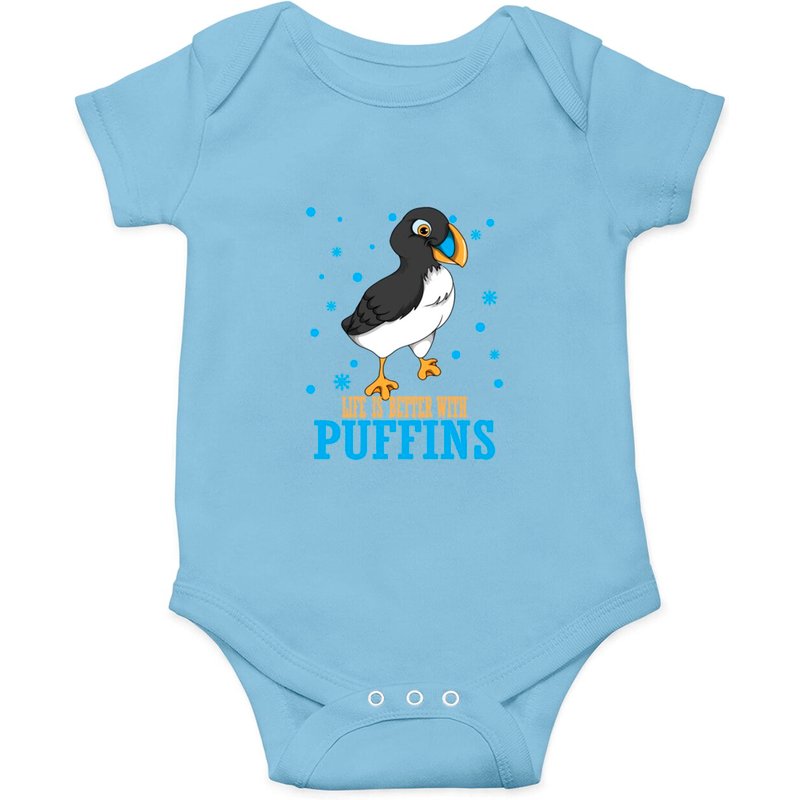 Life Is Better With Puffins Puffin Bird Onesies — Bodys bébé